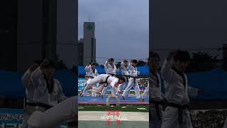 McDojo Short Taekwondo Board Breaking Fall Face Plant fail [upl. by Zapot]