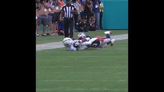 Jaylen Waddle catches for a 19yard Gain vs New England Patriots [upl. by Eldoria721]