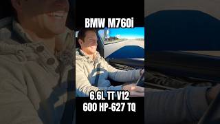 22 BMW M760i  66L TT V12 600HP627TQ bmw bmwm turbo twinturbo v12 car cars luxury fast [upl. by Meghann750]