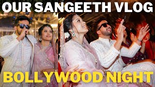 REE GOT EMOTIONAL 🥹 OUR BOLLYWOOD SANGEETH NIGHT VLOG PART  1  HEBAREE WEDDING  WEDDING VLOG [upl. by Christye]