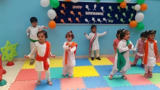 KG s Patriotic Dance on Independence Day 2016 [upl. by Fritzsche511]