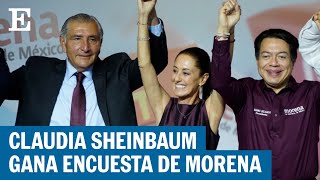 MÉXICO  Claudia Sheinbaum gana encuesta de Morena rumbo a elecciones 2024  EL PAÍS [upl. by Ociredef]