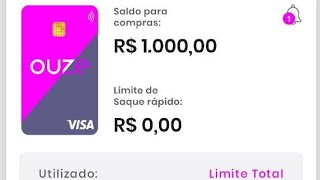 CALCARD OUZE LIBERANDO LIMITE DE 1000 PRA MUITA GENTE 🤑🤑 [upl. by Garvin]