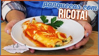 RECEITA BÁSICA DE PANQUECAS PARA RECHEAR CREPE DOCE OU SALGADO  FÁCIL [upl. by Atima]