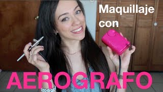 Maquillaje con Aerógrafo ♡ ¡Tú también puedes usarlo [upl. by Shaper]