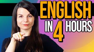 Learn English in 4 Hours  ALL the English Basics You Need [upl. by Naamana]