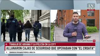 Allanaron cajas de seguridad que operaban con quotel croataquot [upl. by Enyawed]