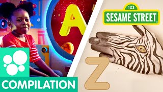 Sesame Street A to Z Letter of the Day Alphabet Compilation [upl. by Tima288]