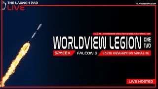 LIVE SpaceX Maxar 1 Worldview Legion 12 Launch [upl. by Arammahs868]