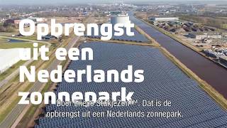 Eneco StukjeZon™ opbrengst uit een Nederlands zonnepark [upl. by Sidwohl458]