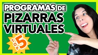 PROGRAMAS de PIZARRAS VIRTUALES para TUTORIAS ONLINE [upl. by Sylirama]