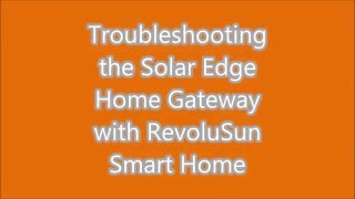 Solar Edge Monitoring [upl. by Erle]