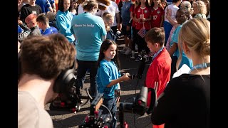 Connected to the Community  Foyle Cup Roving Reporter [upl. by Roxy390]