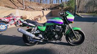 KAWASAKI ZRX1100 DEMO BY OUR ZRX EXPERT AKA quotTHE PROFESSORquot BILL BLYTHE [upl. by Varian]