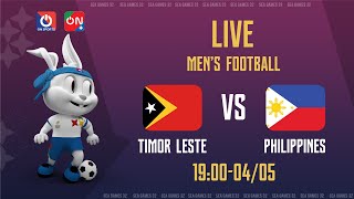 🔴Live Timor Leste  Philippines l Mens Football  SEA Games 32 [upl. by Koy]