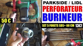 perforateur burineur parkside pbh 1500 a1 lidl hammer drill Bohr und Meißelhammer [upl. by Haimarej278]