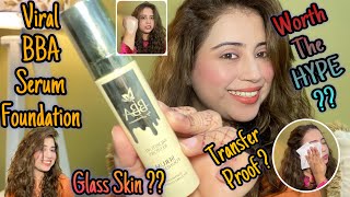 BEAUTIFY BY AMNA BBA Serum Foundation Review  Paisa Zaya 🤦‍♀️ makeup beautifybyamna [upl. by Groome992]