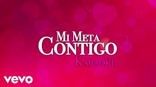 Banda Los Sebastianes De Saúl Plata  Mi Meta Contigo Karaoke [upl. by Hyrup759]