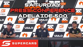 Saturday Press Conference  VAILO Adelaide 500  2024 Repco Supercars Championship [upl. by Anastice]