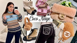 Chanel Coco Neige Capsule Winter Ski Collection ❄️ Shearling Bags Boots RTW 24N [upl. by Engeddi]