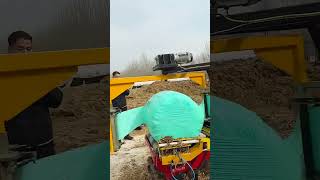 Silage baler Bale and store ferment feed stack at will [upl. by Delastre]