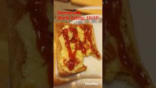 Todays Food  Welsh Rarebit Homemade [upl. by Nallid]