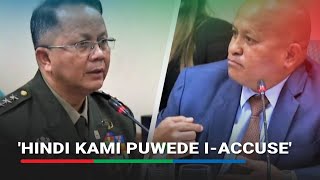 Hindi ako mapagbintangan Bato says after AFP intel chief assures no coup plot amid BBMSara rift [upl. by Nosduj]