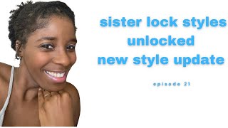 New sisterlock styles on short sisterlocks [upl. by Prissie]