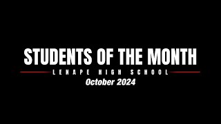 Lenape HS October Students of the Month [upl. by Aztinad748]