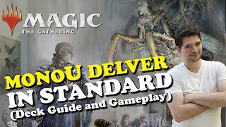 MTG  MONO U DELVER IN STANDARD DECK GUIDE AND GAMEPLAY  MAGIC THE GATHERING [upl. by Oiralednac859]