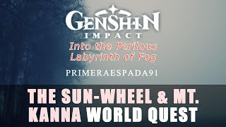 Genshin Impact The SunWheel and Mt Kanna World Quest [upl. by Iemaj519]