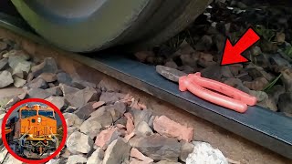 Train Vs Metal Things Experiment OMG Ohh Noo 😳  Train Experiments TrainExperiments [upl. by Laleb214]