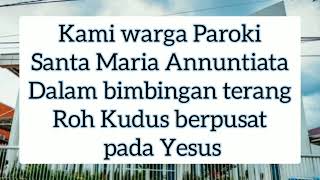 Hymne Santa Maria Annuntiata  Paroki Sidoarjo by Digna Maria H [upl. by Eckhardt515]