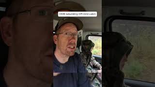 ODB rebuilding Off Grid cabin Pt1 outdoorsfamily viralvideo shortsvideo shorts outdoorcooking [upl. by Ereveniug]