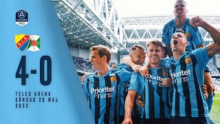 MATCHSVEP  Djurgården  Varberg 40 Allsvenskan 2022 [upl. by Girand]