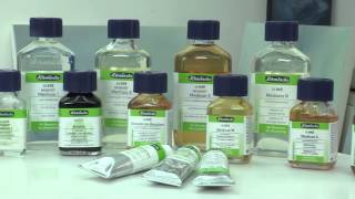 Schmincke oil mediums  a short introduction English [upl. by Ariahaj]