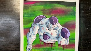 Drawing Frieza Cut in Half  DBZ [upl. by Goulette576]