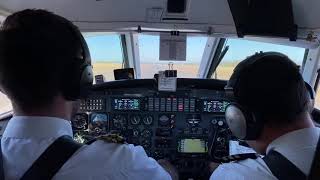 Metro 23 VHVEK Cockpit takeoff from Narrabri [upl. by Aknaib265]