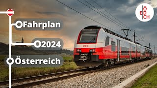 5 Millionen mehr Zugkilometer im nächsten Jahr  Das ist der neue Fahrplan 2024 für Österreich [upl. by Ardnuyek]