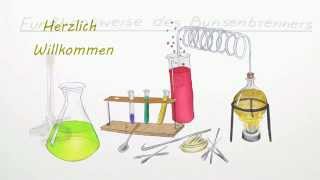 Wie funktioniert ein Bunsenbrenner  Chemie  Allgemeine und anorganische Chemie [upl. by Catlaina744]