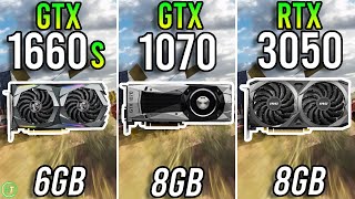 GTX 1660 Super vs GTX 1070 vs RTX 3050  Tested in 2023 [upl. by Ahsiekram]