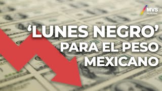 LUNES NEGRO Peso mexicano CAE ante el DÓLAR ¿debemos temer [upl. by Einehpets]