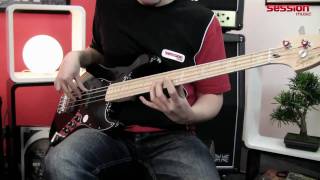 SQUIER BY FENDER Vintage Modified Jazz Bass 77 BK [upl. by Llenyt194]