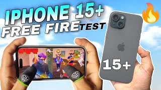 iPhone 15 plus gaming review with handcam  iPhone 15 plus for free fire  iPhone 15 plus BBD sale [upl. by Neff]