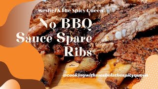 Delicious No BBQ Sauce Baked Spare Ribs Recipe ribs [upl. by Attennhoj]