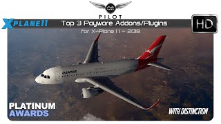 XPlane 11  Top 3 Payware AddonsPlugins of 2018 [upl. by Harlan]