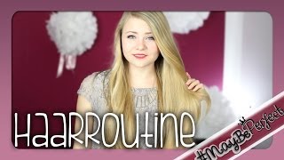 MEINE HAARROUTINE  Waschen Pflege amp neuer Schnitt  MayBePerfect [upl. by Ainoval784]