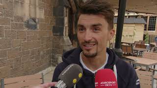 Julian Alaphilippe  Interview davant course  Glasgow UCI World Championships 2023 [upl. by Aiouqes669]