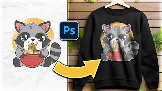 Easily Create Realistic TShirt Mockups in Photoshop [upl. by Au]