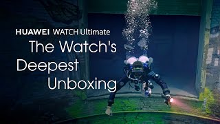 HUAWEI WATCH Ultimate  The Watchs Deepest Unboxing [upl. by Sudaorb]